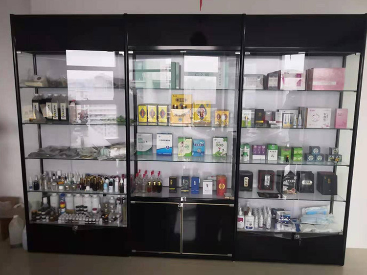 ?修康藥業產品展示柜