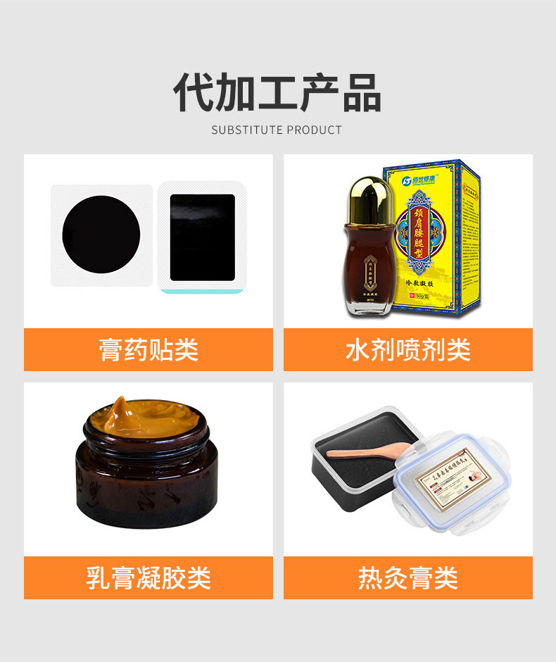 膏藥代加工產(chǎn)品種類 膏藥代加工產(chǎn)品種類