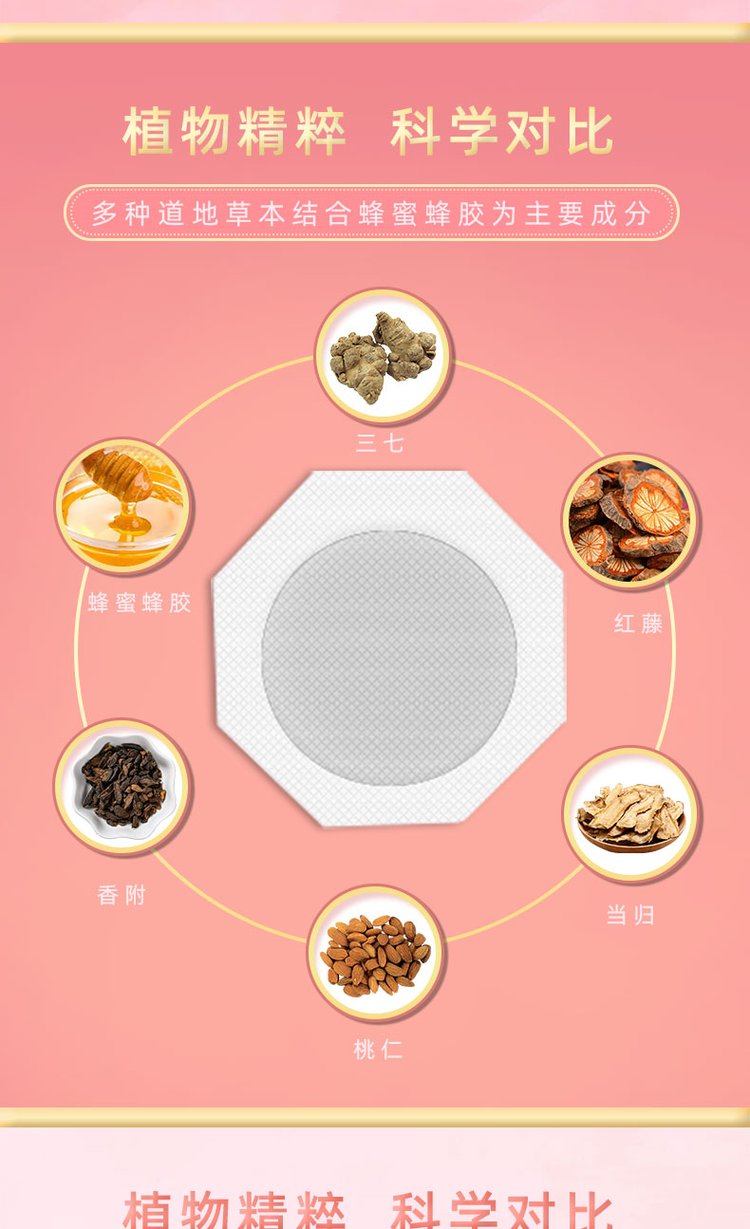 痛經貼采用多味草本植物精華 痛經貼采用多味草本植物精華